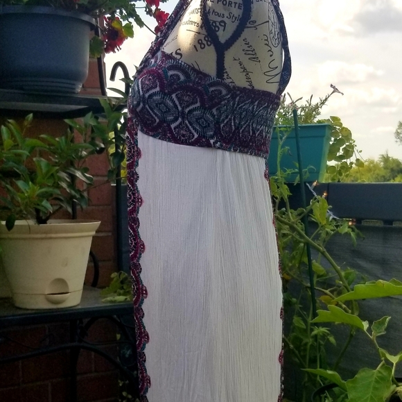 Xhilaration Summer Dress / white/pattern / sz. S - Picture 5 of 5